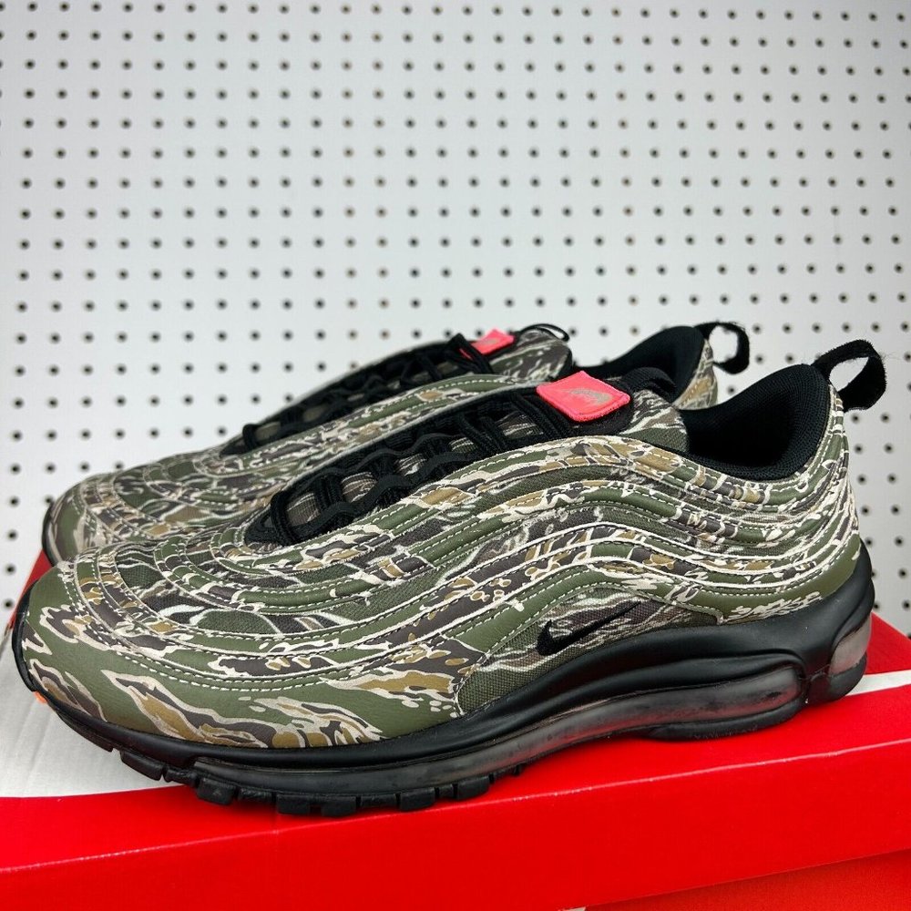 Nike Air Max 97 Country Camo Sneaker Shoe USA ( AJ2614-205 )w/ Box Men's‎ 9.5